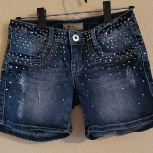 Bedazzled Guess denim shorts!